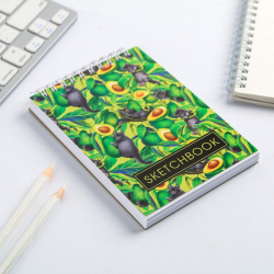 Скетчбук sketchbook avocado а6  80 л 100 г/м ArtFox 01309379