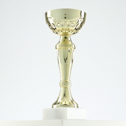 Кубок 150с  наградная фигура золото подставка камень 17 3 х 7 5 см Командор 0994303