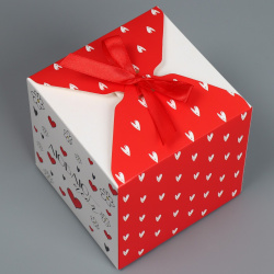 Коробка подарочная складная  упаковка Дарите Счастье 01406648