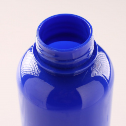 Бутылка для воды  650 мл с карабином 22 х 7 см синяя No brand 01025653