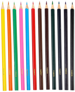 Цветные карандаши  12 цветов трехгранные мстители MARVEL 01745604