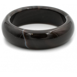 Кольцо Бусики Колечки 0433034 Классика  Камень: агат Ширина кольца 6 мм