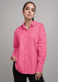 Блузка рубашка CLEVER 01959059 Классическая из поплина свободного объема