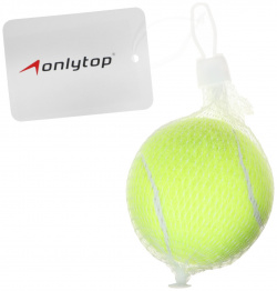 Мяч для большого тенниса onlytop № 929  тренировочный цвет желтый 01053931