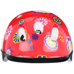 Шлем защитный детский onlytop ot sh6  обхват 52 54 см цвет красный 0807427