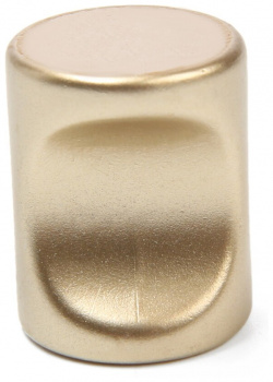 Ручка кнопка cappio  рк102 d=18 мм пластик цвет матовое золото 02294991