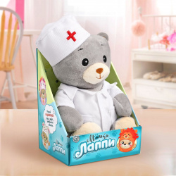 Мягкая игрушка Мишка Лаппи 0805694 «Медвежонок  доктор»