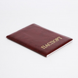 Обложка для паспорта  цвет бордовый No brand 02454755