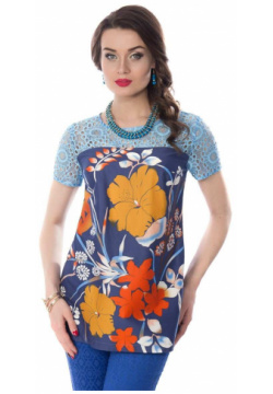 Блуза Wisell 0637883 Очаровательная блузка свободного силуэта из текстильного, размер: 44 RU