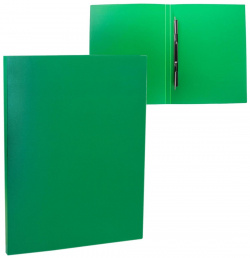 Папка с пластиковым скоросшивателем а4  500 мкм корешок 14 мм calligrata до 100 листов зеленая 02501764