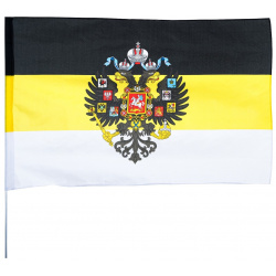 Флаг российской империи с гербом  135 х 90 см полиэстер без древка No brand 02562360
