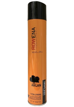 Лак для волос ROWENA professional с Аргана  Fixing Hold Hair Spray 400 мл (Турция) Acme Color 02301046