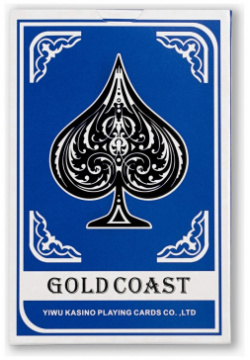 Карты игральные бумажные gold coast  55 шт 260 г/м2 синие 5 7 х 8 см No brand 03121228