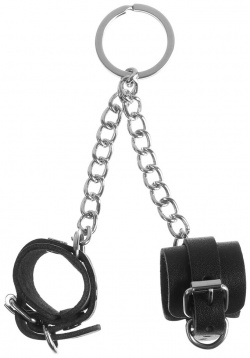 Брелок кожаный для автомобильного ключа  наручники натуральная кожа No brand 03157556