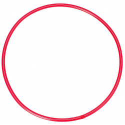 Обруч  диаметр 60 см цвет красный Соломон 03535890