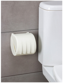 Держатель для туалетной бумаги regular  15 5×12 2×13 5 см цвет белое облако No brand 03536169