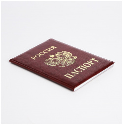 Обложка для паспорта  цвет бордовый No brand 03875003