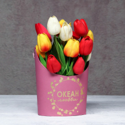 Переноска для цветов  ваза овал с тиснением No brand 02581501