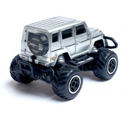 Машина monster truck  на радиоуправлении работает от батареек цвет серый Автоград 0836173