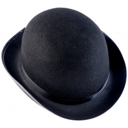 Шляпа котелок  фетр черный р 56–58 Страна Карнавалия 04953402
