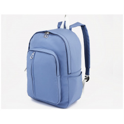Рюкзак молодежный из текстиля на молнии  5 карманов цвет синий No brand 05592397
