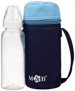 Термосумка для бутылочки m&b цвет синий/голубой  форма тубус Mum&Baby 05568392