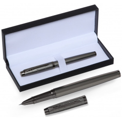Ручка подарочная перьевая  в кожзам футляре корпус темно серый Calligrata 05564912