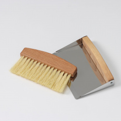 Набор для уборки: совок и щетка  16×10 5×4 см 16×4×1 6 30 пучков натуральный волос No brand 05569513