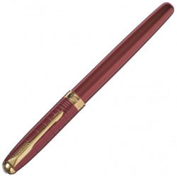 Ручка подарочная роллер  в кожзам футляре корпус розовый золото Calligrata 05564908