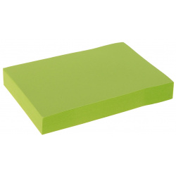 Блок с липким краем 51 мм x 76  100 листов флуоресцентный зеленый Calligrata 05564123