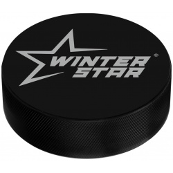 Шайба хоккейная winter star  взрослая d=7 6 см 06041574