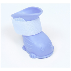 Ботинки для собак  резиновые набор 4 шт размер l голубые No brand 06266289