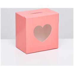 Коробка сборная  розовая 10 х 6 5 см UPAK LAND 06357287