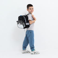Рюкзак детский на молнии  3 наружных кармана цвет черный No brand 06434946