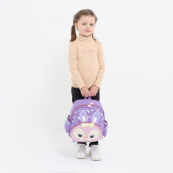 Рюкзак детский на молнии  3 наружных кармана цвет сиреневый No brand 06434912