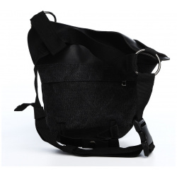 Поясная сумка на молнии  3 наружных кармана зацеп бедро цвет черный No brand 06415521