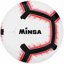 Мяч футбольный minsa  tpe машинная сшивка 12 панелей р 5 06736587