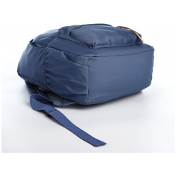 Рюкзак молодежный из текстиля на молнии  4 кармана цвет синий No brand 06880869