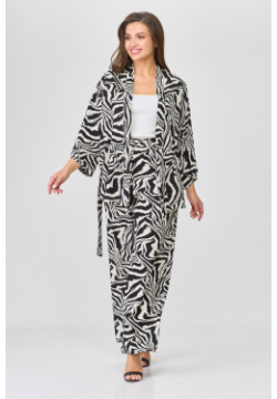 Костюм Abbi Clothes 06918771 Комплект женского кимоно брюки и жакет  отличный