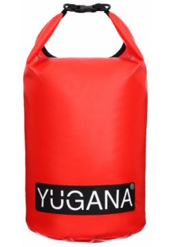 Гермомешок yugana  пвх водонепроницаемый 40 литров два ремня красный 07202057