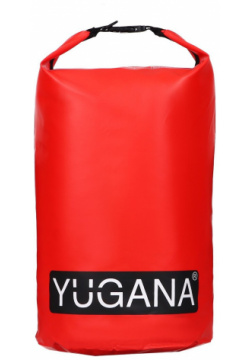 Гермомешок yugana  пвх водонепроницаемый 40 литров один ремень красный 07202047