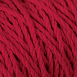 Шнур для вязания 80% хлопок  20% полиэстер крученый 3 мм 185г/45м 26 красный Softino 07320167