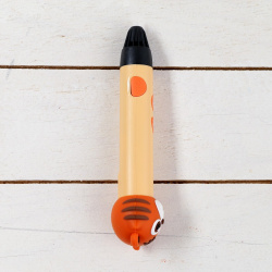 3d ручка тигренок  работа с пластиком pla usb кабель питания оранжевая No brand 07467147