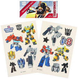 Детские тату  переводные transformers 2 листа Hasbro (Хасбро) 07632563
