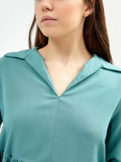 Платье женское с длинными рукавами в зеленом цвете Mark Formelle 07626278