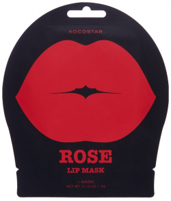 Гидрогелевая маска для губ с экстрактом розы KOCOSTAR 07267579 