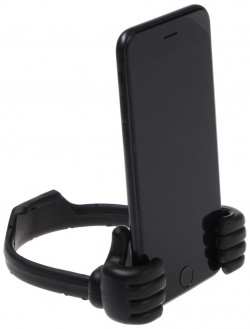 Подставка для телефона luazon  в форме рук регулируемая ширина черная Home 01225545