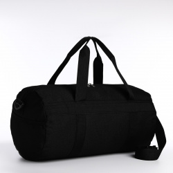 Сумка дорожная на молнии  наружный карман держатель для чемодана длинный ремень цвет черный No brand 06424882