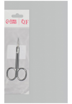 Ножницы маникюрные  для кутикулы прямые узкие 9 см цвет серебристый Queen fair 01224798