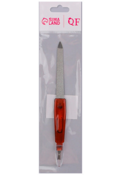 Пилка триммер металлическая для ногтей  с защитным колпачком 16 см цвет Queen fair 01225011